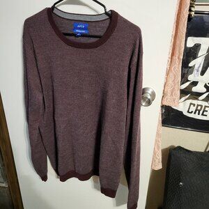 MENS APT 9 CREW NECK MERINO WOOL BLEND SUPER SOFT SWEATER SZ XL